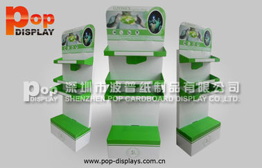 4 Tiers Cardboard Display Stands Custom Design For Lamps Promotion Custom Custom Custom Custom