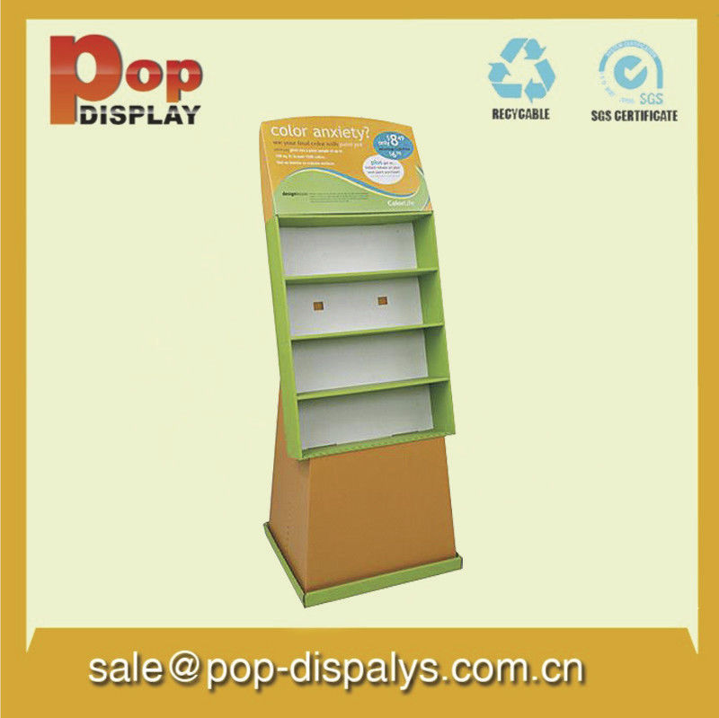 Recycled Promotional Cardboard Magazine Display Stands For Book