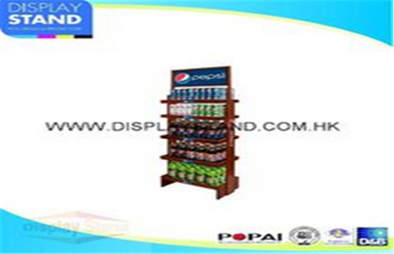 Corrugated point of purchase display cardboard with 5 tiers